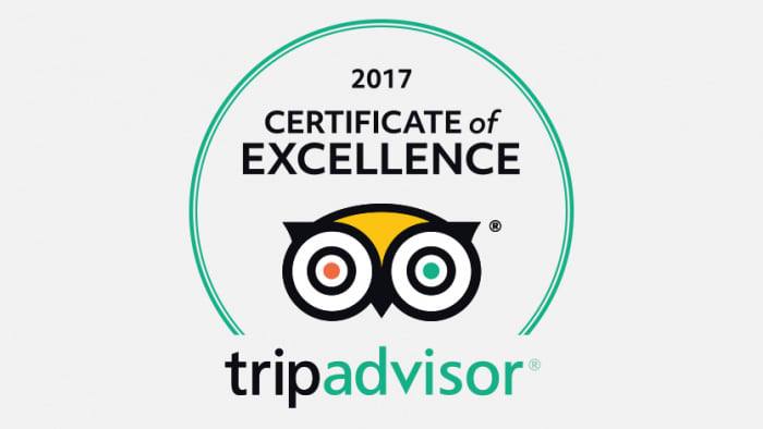 2017 TripAdvisor Certificate of Excellence