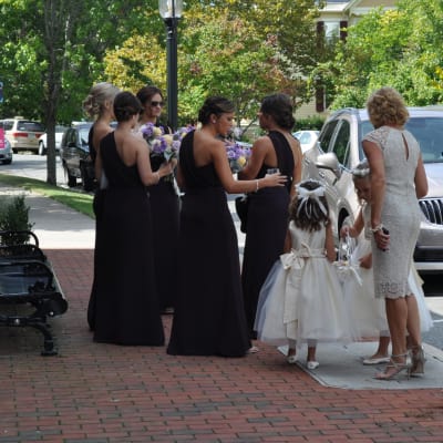 Wedding party ready for the big day