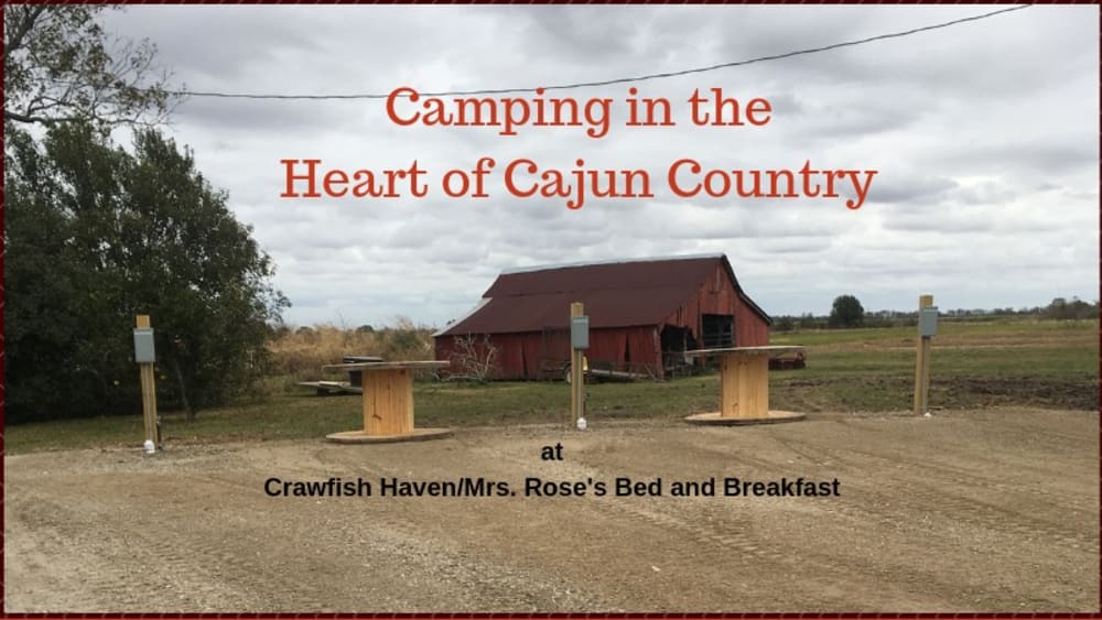 Camping In The Heart Of Cajun Country Crawfish Haven Bed